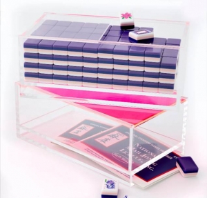 LUCITE MAHJONG FLIESEN-VORSTELLBOX 