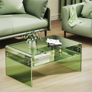 moderner Couchtisch aus Lucite