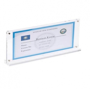 Rahmen für Sporttickethalter aus Acryl 