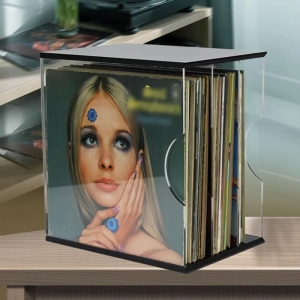 Aufbewahrungsbox für Schallplatten aus Acryl 