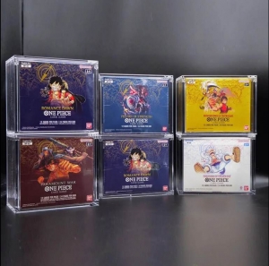 Einteiliger TCG-Booster-Box-Schutz aus Acryl 