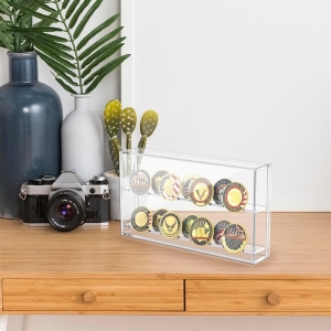 Challenge-Münzdisplay zur Wandmontage