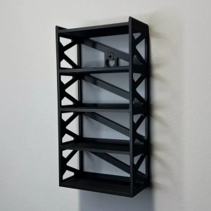 Wandmontierter Kunststoff-Präsentationsständer für 1/64-Druckguss-Modellautos 