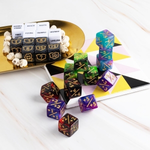 63 Stück MTG-Würfel für Kartenspielzubehör 