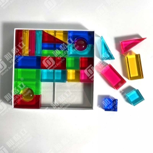 Großhandel OEM-Acryl-Edelstein-Würfel-Set 