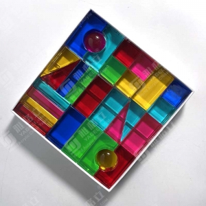3D-Acryl-Edelsteinblöcke