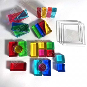 Großhandel OEM-Acryl-Edelstein-Würfel-Set 