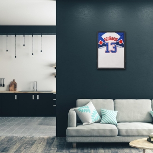Vitrine für Sporttrikots zur Wandmontage 