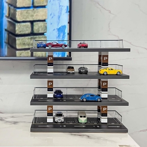 Vitrine für ein Druckgussauto im Maßstab 1:64 