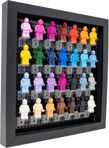 10x10 schwarze Schattenbox für Miniaturfiguren