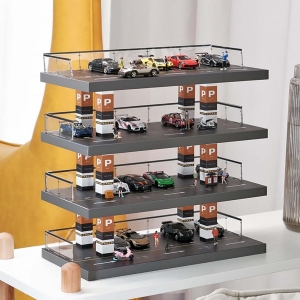 Vitrine für ein Druckgussauto im Maßstab 1:64