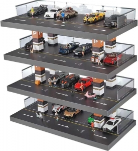 Vitrine für ein Druckgussauto im Maßstab 1:64 
