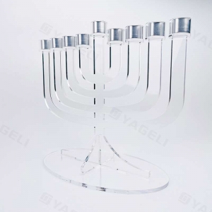 Großhandel jüdischer Menora-Kerzenhalter aus Acryl 