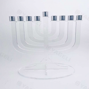 Großhandel jüdischer Menora-Kerzenhalter aus Acryl 