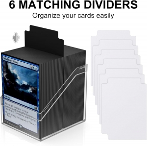 6er-Pack Acryl-Kartenbox für Sammelkarten 