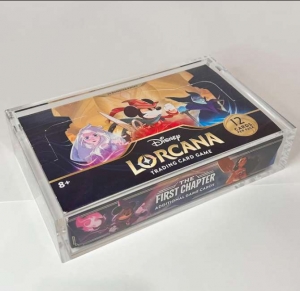 Lorcana Booster Box Trading Card Protector Display Acrylhülle 