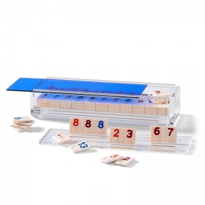 Acryl -Rommé -Kachel -Spiel -Set
