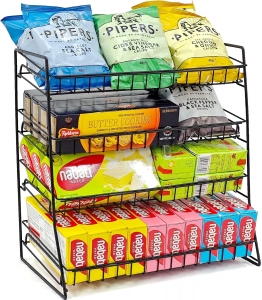 Metall -Snack -Display für die Theke
