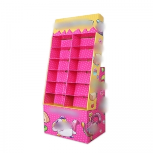 Anpassbares umweltfreundliches Karton-Display-Rack 