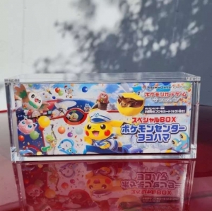 Pokemon -Acryl -Booster Pikachu Poncho -Sammlung Box 