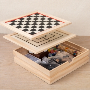 All-in-One-Holzspiel-Set