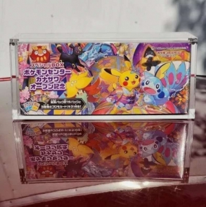 Pokemon -Acryl -Booster Pikachu Poncho -Sammlung Box 