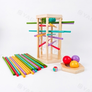 Holzbrettspiel Set Sticks Ziehen Spiel 
