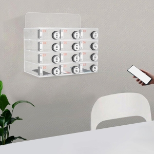 Acryl -Handyspeicher Locker mit Kombinationsperren 