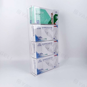 anpassbare Großhandel klare Acrylhandschuhe Spender 