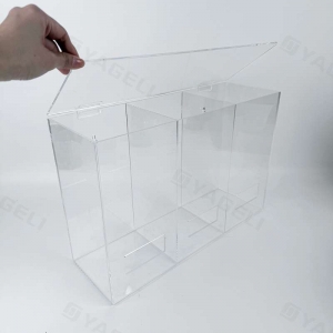 Wandmontage klarer Acrylhaarnetzbartnetzespender 