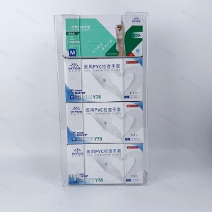 anpassbare Großhandel klare Acrylhandschuhe Spender 