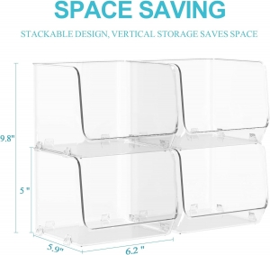 4er-Pack Badezimmer-Organizer für die Arbeitsplatte