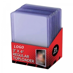 Customized Pack 3x4 35Pt Trading Card Toploader für TCG 