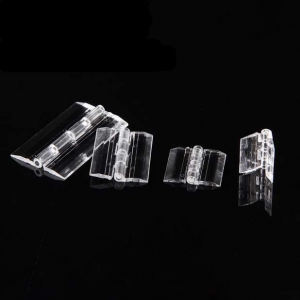 Selbstklebende Scharniere aus klarem Acryl 
