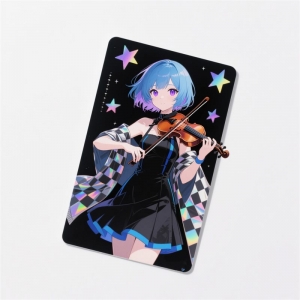 Benutzerdefinierte UV-bedruckte Anime-Figuren-Laserkarte 