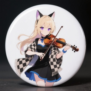 DIY UV-bedrucktes Anime-Figuren-Abzeichen für Rucksäcke 