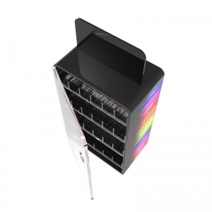 4-lagige E-Zigaretten-Vitrine aus Acryl mit Tür 