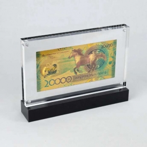 Individueller Acrylrahmen für Banknoten 
