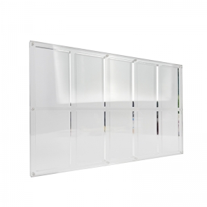 96 % UV-beständiger Acryl-Kartenplatten-Displayrahmen der 10. Klasse 