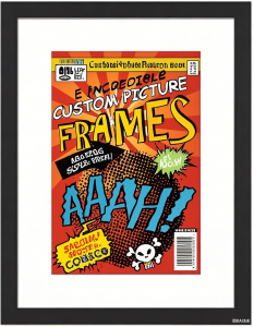 Großhandel Schwarzer Comic-Buch-Displayrahmen
