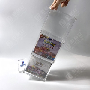 Stapelbare Pokemon-Booster-Displaybox aus Acryl mit 99 % UV-Beständigkeit 