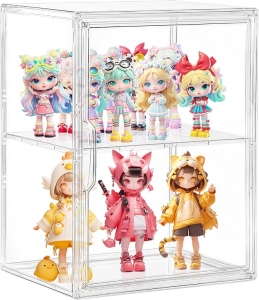 Yageli Klare Acryl-Vitrine für Sammlerstücke und Spielzeuge 