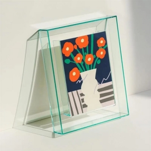 Bunter transparenter Acryl-Fotorahmen zur Heimdekoration 