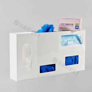 Handschuhspender aus Acryl zur Wandmontage 