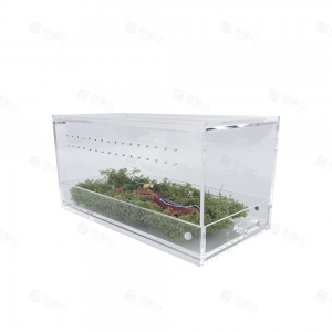 Reptilientransportbox aus Acryl im Schubladenstil 
