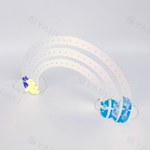 Luxuriöser Ohrring-Präsentationsständer aus Acryl 