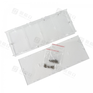 Abnehmbare Acryl-Mini-Pokémon-Blechdose mit 4 Fächern 