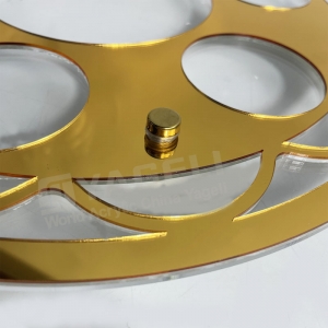 Hochwertige, UV-beständige Servierplatte aus Acryl für Judaica-Kunst 