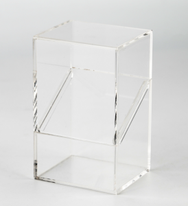 YAGELI Acryl-Deckbox-Display | Premium-TCG-Zubehör | Magnetische Acryl-Aufbewahrungsbox für Sammelkarten 
