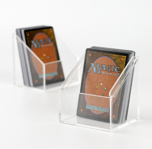 YAGELI Acryl-Deckbox-Display | Premium-TCG-Zubehör | Magnetische Acryl-Aufbewahrungsbox für Sammelkarten 
